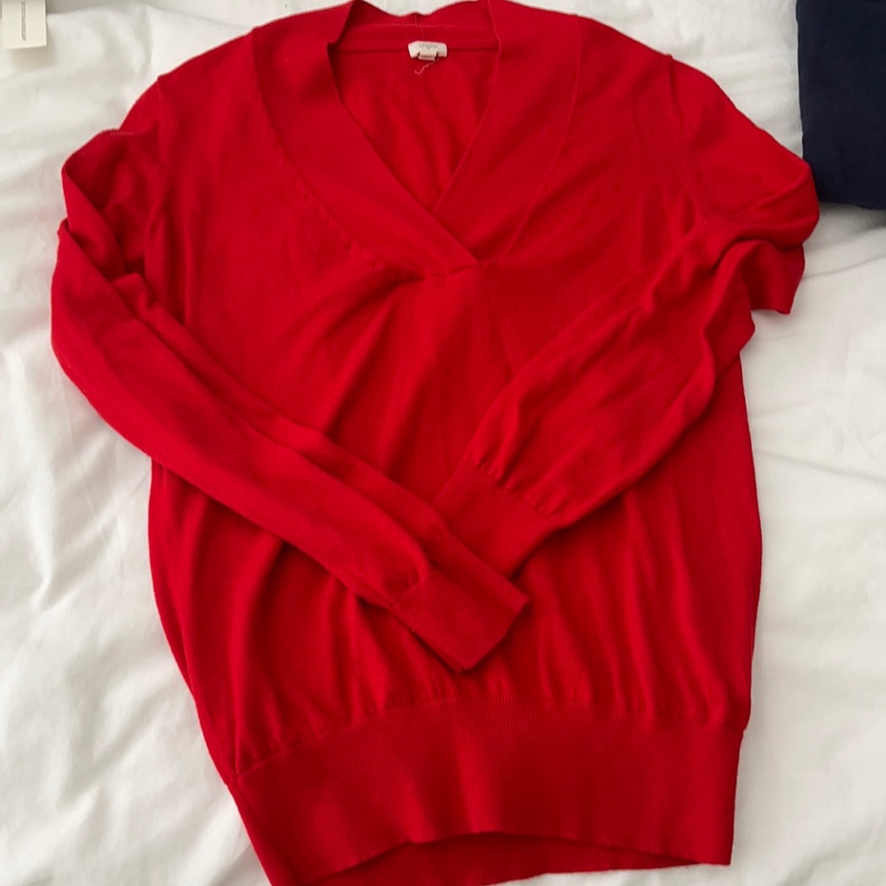 JCREW XS Red Sweater